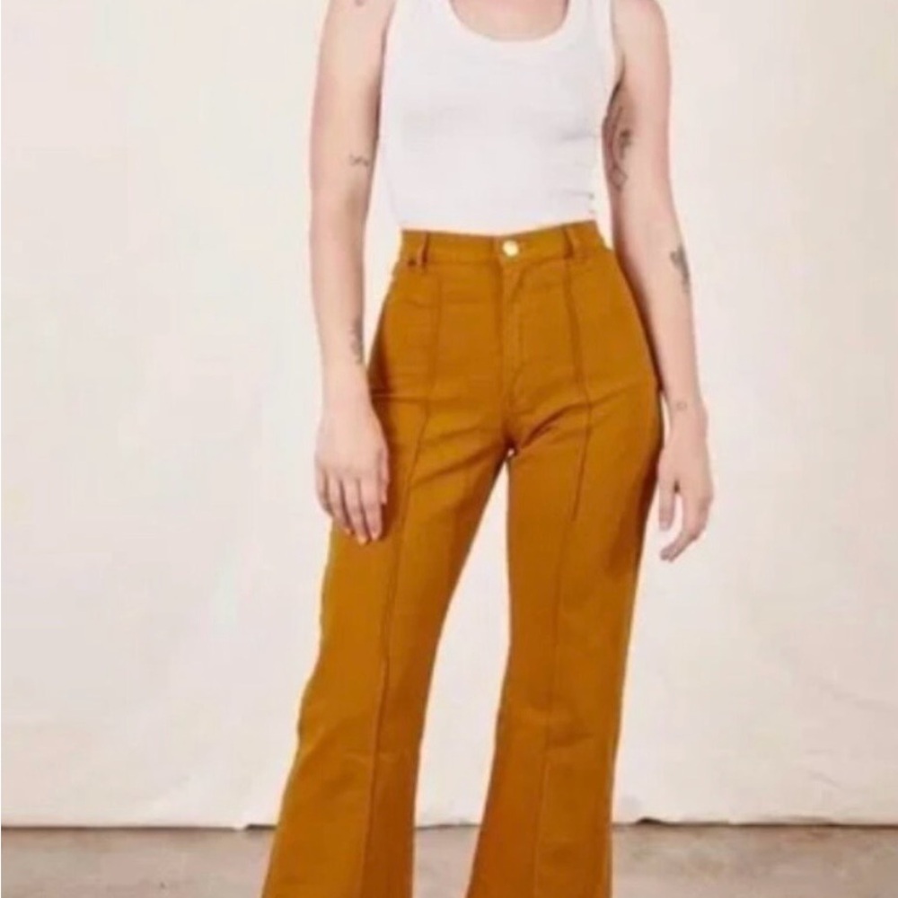 Big Bud Press Western Flare Pant Mustard